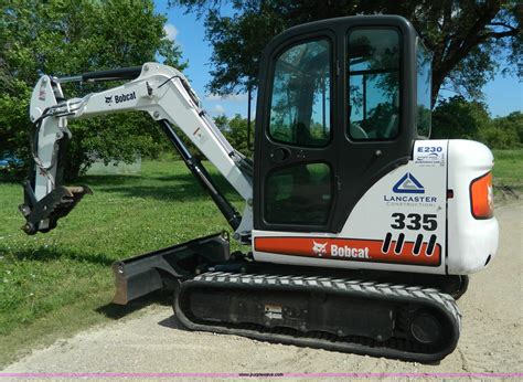 2009 bobcat 335 mini excavator|bobcat 335g.